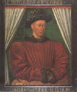 Jean Fouquet Charles VII King of France (mk05) oil painting on canvas